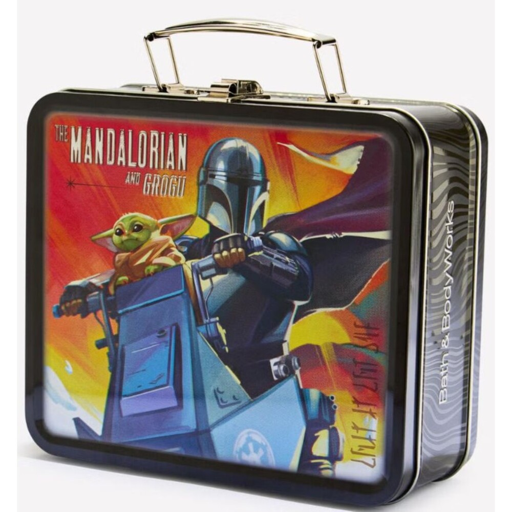 Bath & Body Works Star Wars The Mandalorian And Grogu Collectable Tin Lunch Box